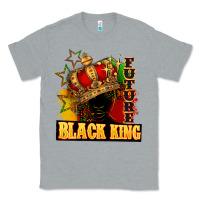 Heather Grey Future black king Classic Tee - FaDigitalArtStudio