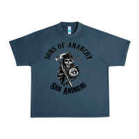 Midnight Navy sons of anarchy san andreas Urban Heavy Tee - artisFamous