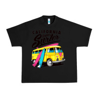 Black california super surf Urban Heavy Tee - artisFamous