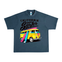 Midnight Navy california super surf Urban Heavy Tee - artisFamous