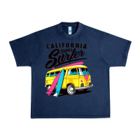 Navy california super surf Urban Heavy Tee - artisFamous