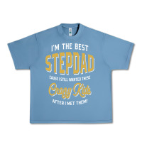 Pebble Blue I'm The Best Stepdad | Father's Day Urban Heavy Tee - artisFamous