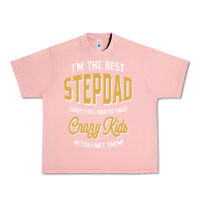 Salmon I'm The Best Stepdad | Father's Day Urban Heavy Tee - artisFamous