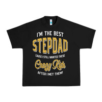 Black I'm The Best Stepdad | Father's Day Urban Heavy Tee - artisFamous