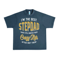 Midnight Navy I'm The Best Stepdad | Father's Day Urban Heavy Tee - artisFamous