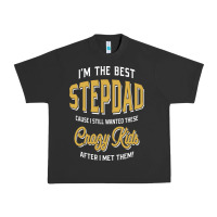 Pigment Black I'm The Best Stepdad | Father's Day Urban Heavy Tee - artisFamous