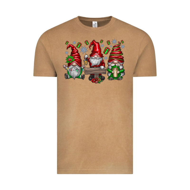 Christmas Gnomes Celebration Vintage Tee by CowhideDigitalArt | Teevron