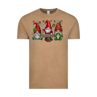Vintage Coffee christmas gnomes celebration Vintage Tee - CowhideDigitalArt