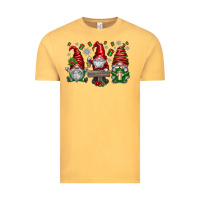 Vintage Mustard christmas gnomes celebration Vintage Tee - CowhideDigitalArt