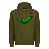 Army Green jalapeño Premium Hoodie - BarkalooDesign