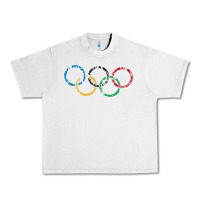 Lunar Rock OLYMPIC RINGS Urban Heavy Tee - artisFamous