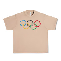Burro OLYMPIC RINGS Urban Heavy Tee - artisFamous