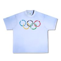 Grape Ice OLYMPIC RINGS Urban Heavy Tee - artisFamous