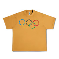 Peanut Butter OLYMPIC RINGS Urban Heavy Tee - artisFamous