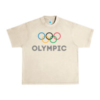 Sandshell OLYMPIC RINGS Urban Heavy Tee - artisFamous