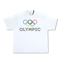White OLYMPIC RINGS Urban Heavy Tee - artisFamous