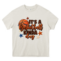 Cream it's a basketball kinda day Heavy Core Tee - FaDigitalArtStudio