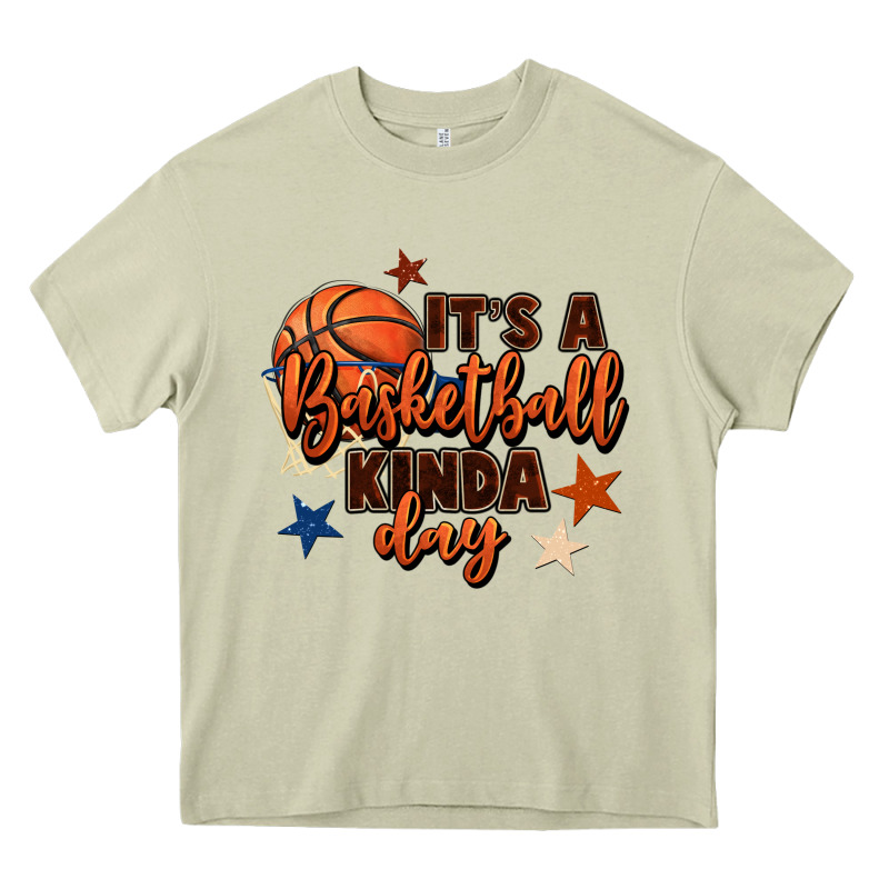 It's A Basketball Kinda Day Heavy Core Tee by FaDigitalArtStudio | Teevron