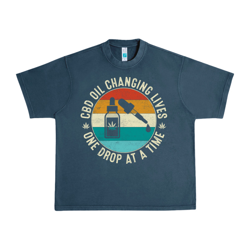 Cbd Oil Changing Lives Urban Heavy Tee by artisFamous | Teevron