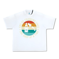 White CBD Oil Changing Lives Urban Heavy Tee - artisFamous