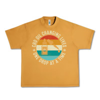Peanut Butter CBD Oil Changing Lives Urban Heavy Tee - artisFamous