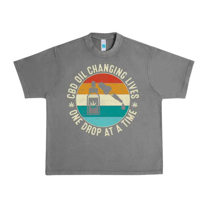 Cbd Oil Changing Lives Urban Heavy Tee by artisFamous | Teevron