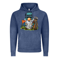Vintage Denim golf gnome Vintage Hoodie - BarkalooDesign