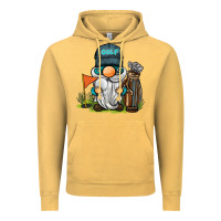 Vintage Mustard golf gnome Vintage Hoodie - BarkalooDesign
