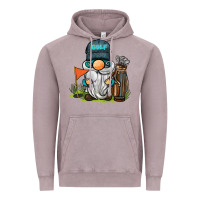Vintage Zinc golf gnome Vintage Hoodie - BarkalooDesign