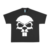 Pigment Black crazy beaver skull Urban Heavy Tee - artisFamous