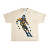 Sandshell born to ski Urban Heavy Tee - artisFamous