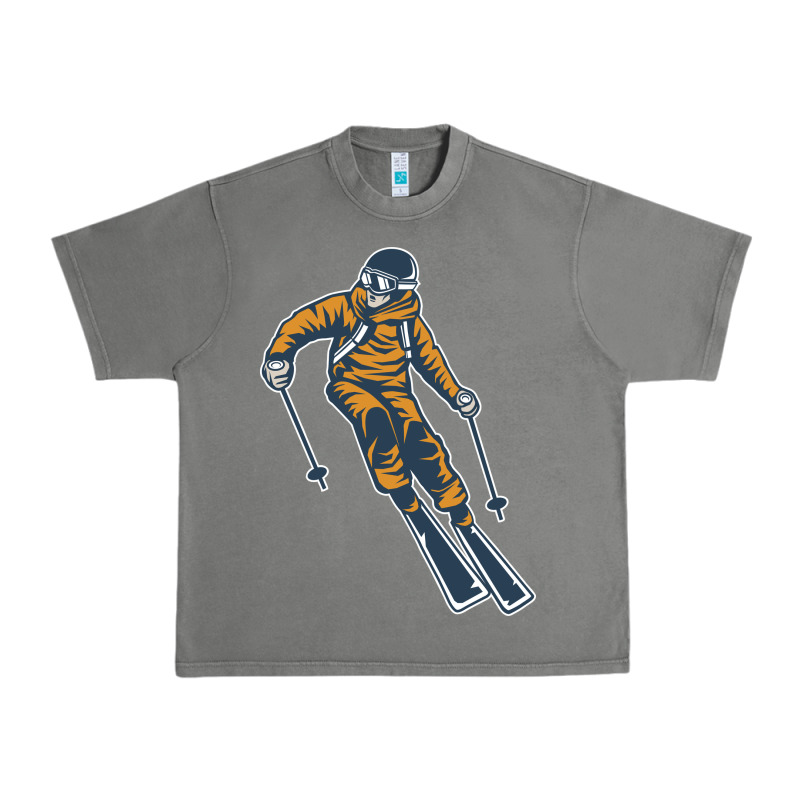 Born To Ski Urban Heavy Tee by artisFamous | Teevron