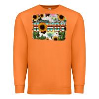 Carrot Howdy Serape And Sunflower Premium Sweatshirt - RanaPortraitStore