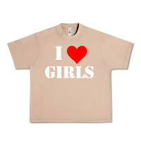 Burro i love girls Urban Heavy Tee - artisFamous