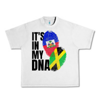 Lunar Rock jamaican and haitian mix flag dna heritage Urban Heavy Tee - artisFamous