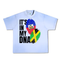 Grape Ice jamaican and haitian mix flag dna heritage Urban Heavy Tee - artisFamous