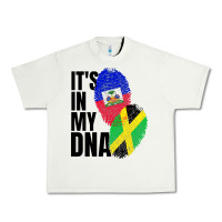 Pistachio jamaican and haitian mix flag dna heritage Urban Heavy Tee - artisFamous