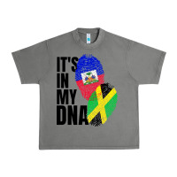 Tornado jamaican and haitian mix flag dna heritage Urban Heavy Tee - artisFamous
