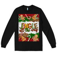 Black Christmas Jingle All The Way Long Sleeve Tee - Artiststas