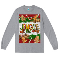 Heather Grey Christmas Jingle All The Way Long Sleeve Tee - Artiststas
