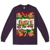 Plum Christmas Jingle All The Way Long Sleeve Tee - Artiststas