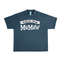 Midnight Navy World's Best Mamaw Ever Urban Heavy Tee - artisFamous