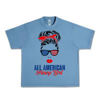 Pebble Blue all american trump girl Urban Heavy Tee - artisFamous