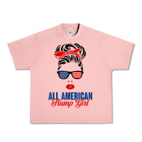All American Trump Girl Urban Heavy Tee | Teevron