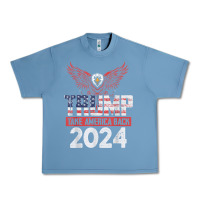 Pebble Blue trump 2024 take america back Urban Heavy Tee - artisFamous
