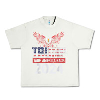 Pistachio trump 2024 take america back Urban Heavy Tee - artisFamous