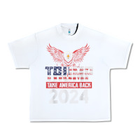 White trump 2024 take america back Urban Heavy Tee - artisFamous