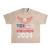 French Oak trump 2024 take america back Urban Heavy Tee - artisFamous