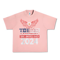 Salmon trump 2024 take america back Urban Heavy Tee - artisFamous