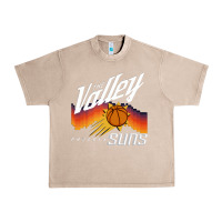 French Oak the valley oop phoenix basketball retro sunset basketball t shirt Urban Heavy Tee - artisFamous